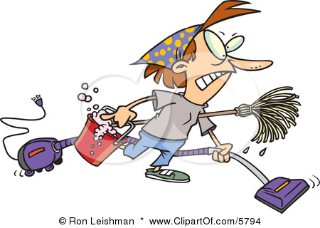 Novice-pokal/5794-Woman-Wearing-Herself-Out-While-Doing-Spring-Cleaning-Clipart-Ill